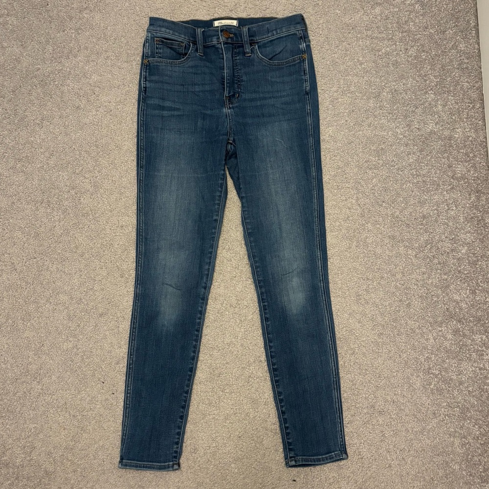 Madewell 10" Roadtripper Blue Skinny Jeans